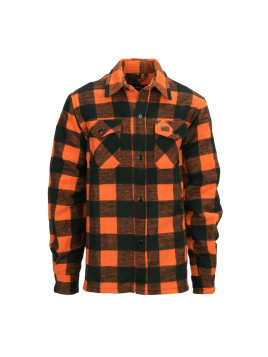 Chemise de bûcheron orange/noir