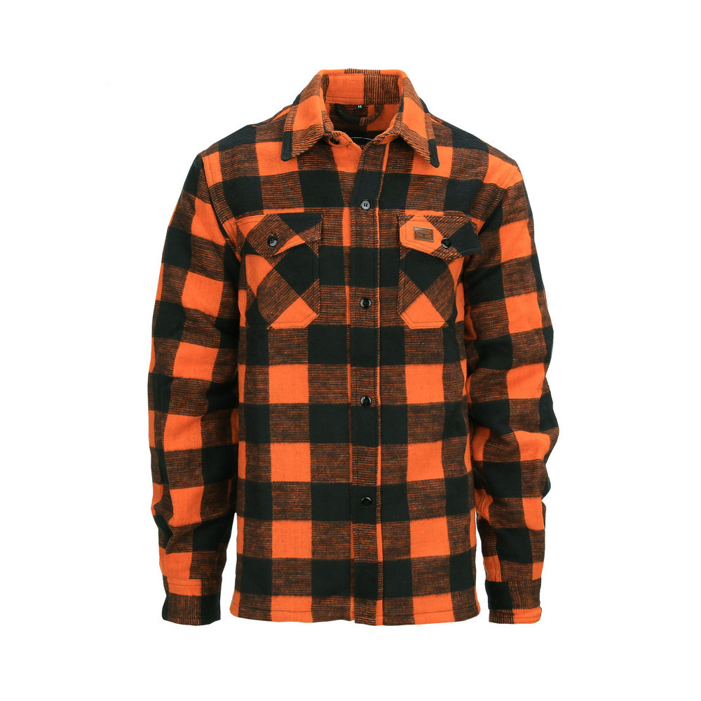 Chemise de bûcheron orange/noir Chemise de bûcheron orange/noir