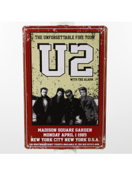 Plaque U2 with the Alarm