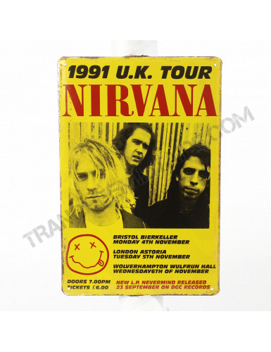 Plaque Nirvana U.K.