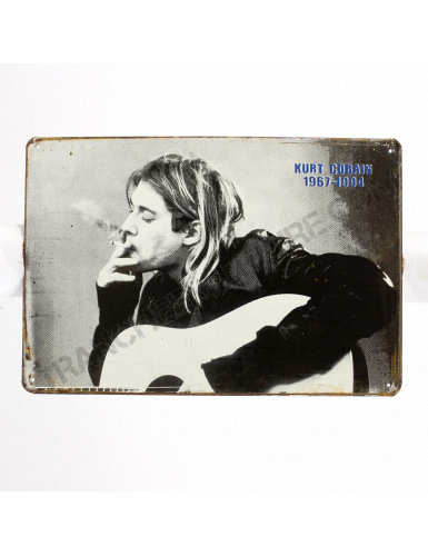 Plaque Kurt Cobain guitare