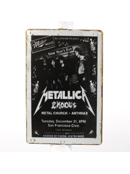 Plaque Metallica feat. Exodus