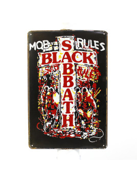 Plaque Black Sabbath Mob Rules