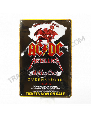 Plaque AC/DC Monsters of Rock