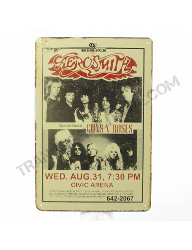 Plaque Aerosmith - Guns and...