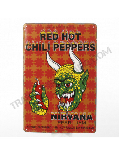 Plaque Red Hot Chili Peppers