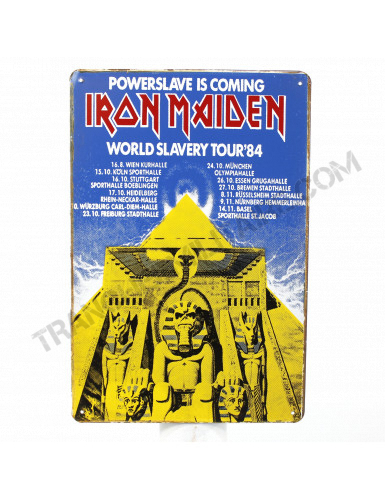 Plaque Iron Maiden Powerslave