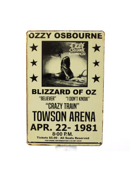 Plaque Ozzy Osbourne Towson...