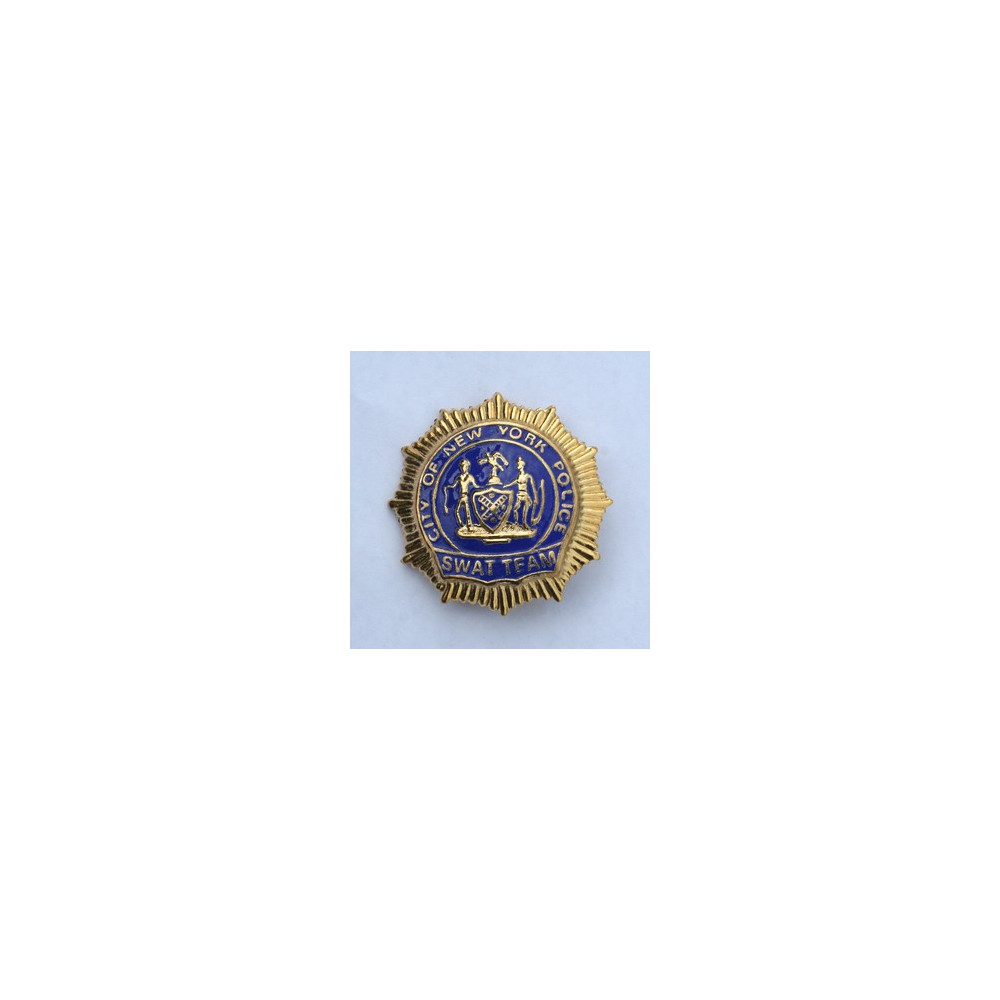 Insigne police New york . USA . Police lieutenant . officer badge