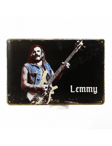Plaque Lemmy portrait