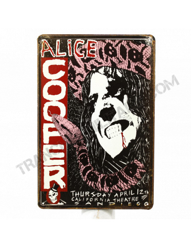 Plaque Alice Cooper San Diego