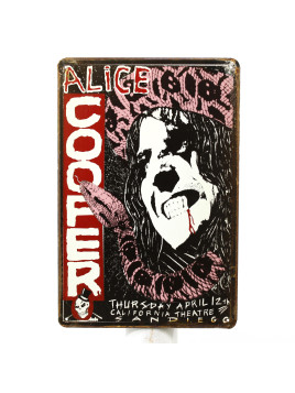 Plaque Alice Cooper San Diego