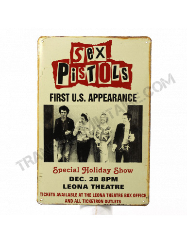 Plaque Sex Pistols first US...