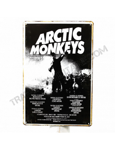 Plaque Artic Monkeys (n/b)