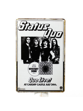 Plaque Status Quo Live!