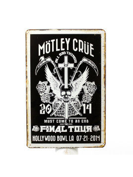 Plaque Mötley Crüe Final Tour