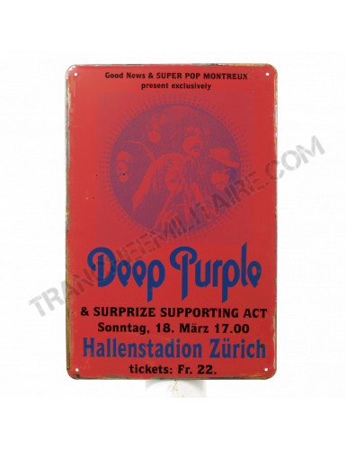 Plaque Deep Purple