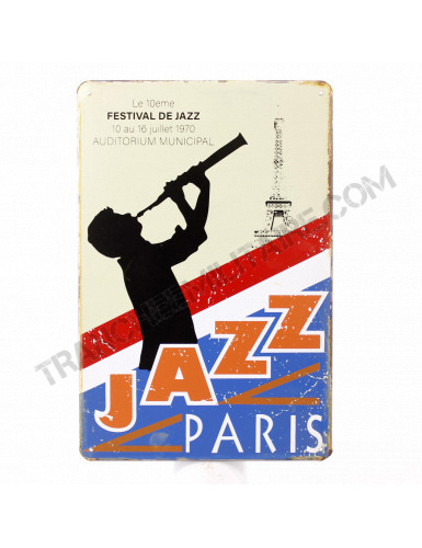 Plaque Jazz Paris