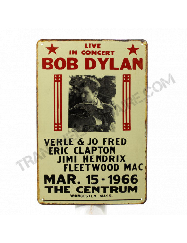 Plaque Bob Dylan