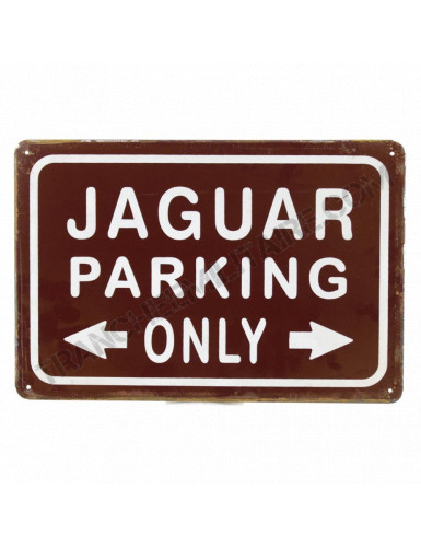 Plaque vintage Jaguar