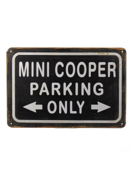 Plaque vintage Mini Cooper