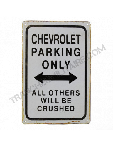 Plaque vintage Chevrolet