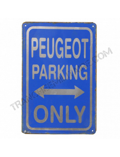 Plaque vintage Peugeot