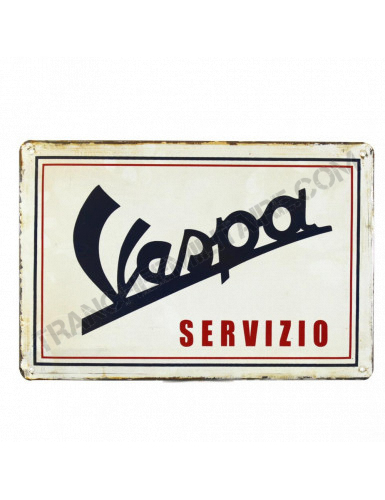 Plaque vintage Vespa (ita)