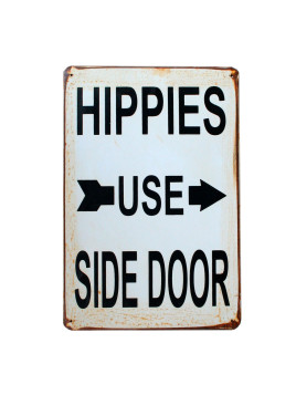 Plaque vintage Hippies