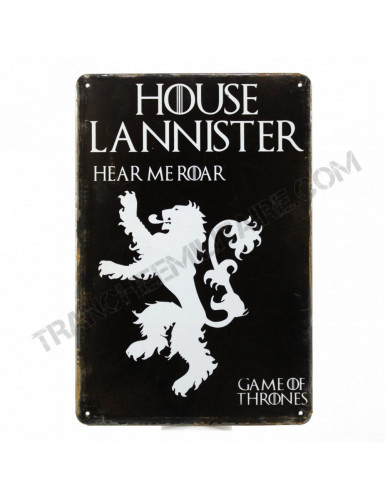Plaque Lannister (GOT)