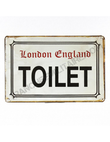 Plaque London Toilet