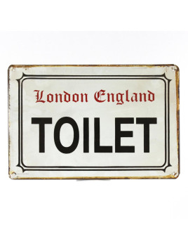 Plaque London Toilet