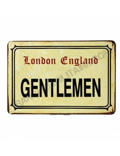 Plaque London Gentlemen