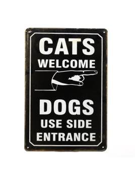 Plaque Cats Welcome