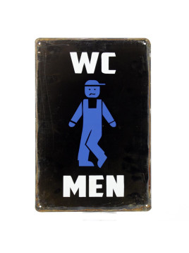 Plaque WC Men