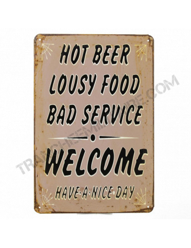 Plaque Hot Beer