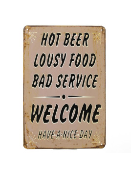 Plaque Hot Beer