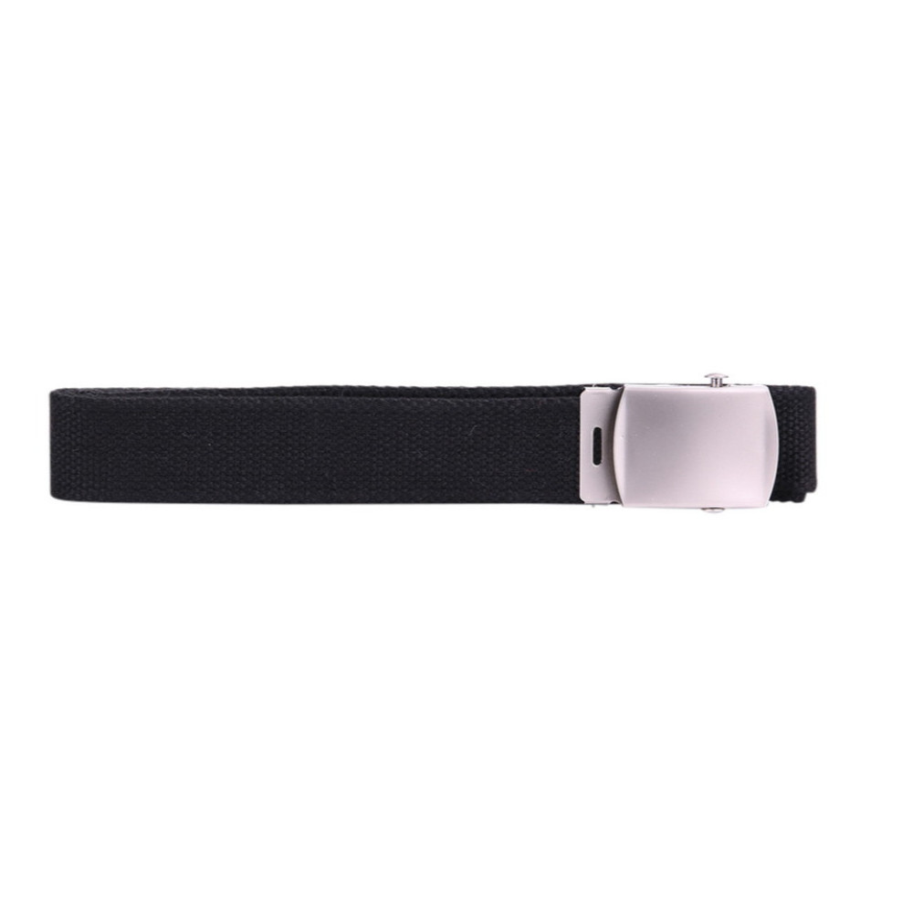 Ceinture en toile boucle chromée (30 mm) Ceinture en toile boucle chromée (30 mm)