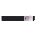 Ceinture en toile boucle chromée (30 mm)