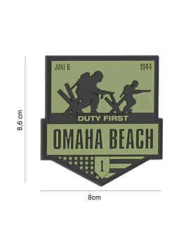 Patch 3D PVC Omaha Beach