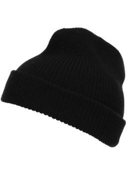 Bonnet noir 100% laine