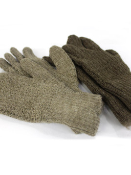 Gants Patrice ficelle laine recyclée made in France