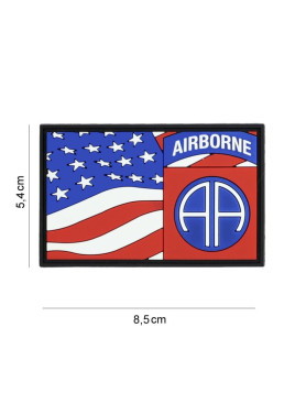 Patch 3D PVC 82nd Airborne...