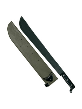 Machette scie avec fourreau