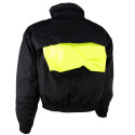 Blouson sécurité 3 en 1 avec panneau dorsal fluo