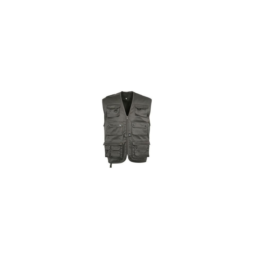 Gilet Reporter kaki