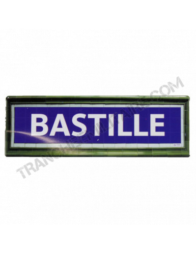 Mini plaque métro Bastille