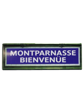 Mini plaque métro...