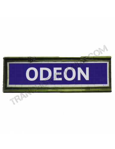 Mini plaque métro Odéon