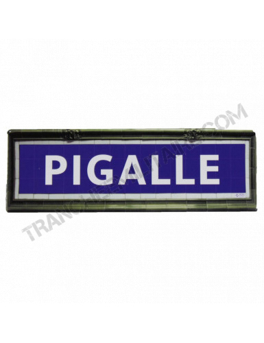 Mini plaque métro Pigalle